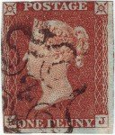 London Number 2 in Maltese Cross cancellation