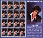 Bob Dylan Gambia postage stamps
